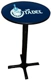 The Citadel Bulldogs Pub Table with Black Commercial Base