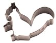 Brown Emamel & Stainless Steel 9.5cm Squirrel Cookie Cutter