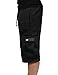 JD Apparel Men's Loose Fit Fleece Cargo Shorts M-5XL Available