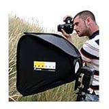 Lastolite Ezybox Hotshoe 24 x 24 Softbox Kit with Bracket, for Tilthead Hotshoe Flashes