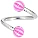 Flamingo Beach Ball Spiral Twister Belly Ring