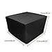 dDanke Black Patio Garden Furniture Cover Waterproof UV Outdoor Rain Snow for Table Chair Sofa Protection, 123x123x74cm