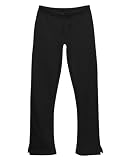Badger Sportswear Ladies Open Bottom Performance Sweatpant, black, Large