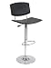 Winsome Spectrum Full-Back Adjustable Airlift Stool, Faux Leather Image
