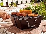 Falt-Grill, Faltgrill - Klappgrill - BBQ Grill zum Falten - Kohlegrill