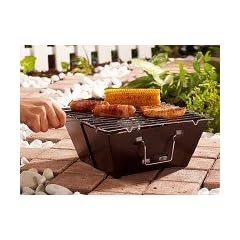 Falt-Grill, Faltgrill - Klappgrill - BBQ Grill zum Falten - Kohlegrill