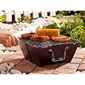 Falt-Grill, Faltgrill - Klappgrill - BBQ Grill zum Falten - Kohlegrill