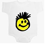 Happy Mohawk Baby Ultrasoft Onesie