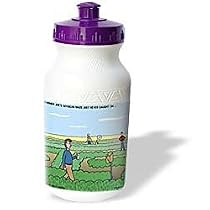 Rich Diesslins Funny Out to Lunch Cartoons - Farmer Joes Soybean Maze - Water Bottles