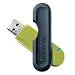 Memorex Travel Drive CL 16 GB USB 2.0 Flash Drive with MRX Lock 32020019637 (Green)