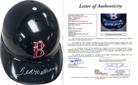 Ted Williams Autographed / Signed Boston Red Sox Batting Helmet