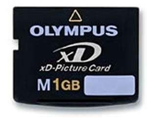 Olympus M-xD 1GB Picture Card, mit 3D-Brille