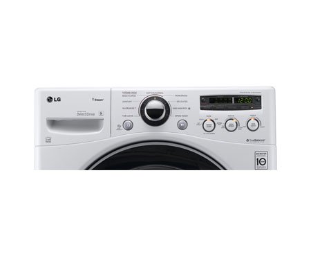 LG 3.6 Cu. Ft. White Front Load Steam Washer - WM2650HRA LG 3.6 Cu. Ft. White Front Load Steam Washer - WM2650HRA