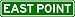 EAST POINT City Limit Sign - High Quality Aluminum