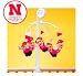 NEBRASKA CORNHUSKERS NCAA Infant BABY MOBILE Shower Gift New