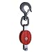 Campbell 3101G 2" Single Nylon Shell Block with Loose Swivel G Latch Hook, 500 lbs Load Capacity, 3/8" - 1/2" Rope, 2" Sheave