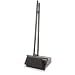 Carlisle 36141503 Duo-Pan Dust Pan and Lobby Broom Combo, 11-4/5" Head Width, 36" Overall Length, Black