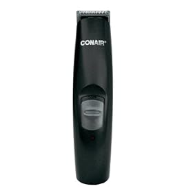 Conair GMT10CS Rechargeable Beard and Mustache Trimmer, Black