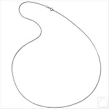 Bling Jewelry 14K White Gold Venetian Box Chain - 18"