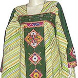 Ladies Dress - Tunic Caftans Dress Long Sleeve Evening Gown Cotton Size M (kftn748)