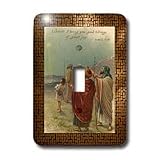 Sandy Mertens Vintage Christmas Designs - Vintage Shepherds and the Star of Bethlehem - Light Switch Covers - single toggle switch