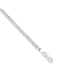 Sterling Silver 4mm Rolo Bomb Chain