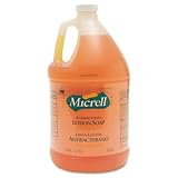MICRELL Antibacterial Lotion Soap, Unscented Liquid, 1gal Bottle