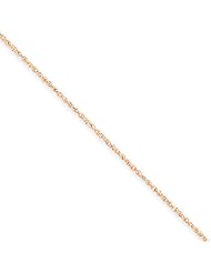 14K Rose Gold 24in .7mm Ropa Necklace Chain. Metal Wt- 1.4g