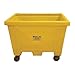ENPAC, LLC 1511-YE Tote with Lid and 8" Rubber Wheel Kit,L