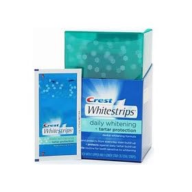 Crest Whitestrips Daily Teeth Whitening Plus Tartar Protection - 38 ea