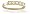 14K Yellow Gold Genuine Round Opal Ring - Size 4