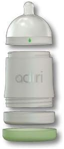 ReliaBrand Adiri NxGen Newborn Multi Color Baby Bottle 3 Pack - Breast-Like Bottle - Three Pack - 0-3 Months - 5.5oz - BPA Free - No Colic AD004-BL-PK-WT-3PK