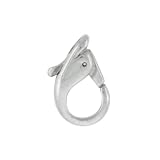Sterling Silver 15 mm Dolphin Clasp (1 PC.)
