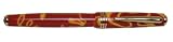 Taccia Staccato Jasper Red Medium Point Fountain Pen - TA-T100FP-JR