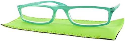 Cool-Aide Single Vision Half Frame Designer Reading Glasses, Starfruit, +1.50