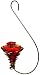 Outdoor Living : MiniBlossom Hanging Hummingbird Feeder Gloria Flame Red Gift Set