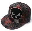The Punisher 3D Dark Skull Flat-bill Baseball Hat