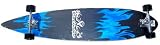 Krown Blue Flame Complete Longboard Skateboard