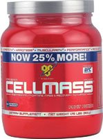 BSN CellMass Fruit Punch, 50 servings, 1.76 Pound