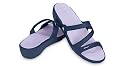 Crocs Womens Patricia Open Toe Wedge - Navy