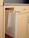 2 Arm Pull Out  Kitchen Towel Rail white