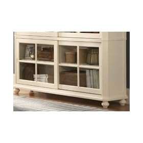 Home Elegance 8891-12B WHT STACKABLE BOOKCASE BOTTOM UNIT