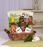 Spice of Life - Gourmet Gift Basket of Hot Sauces and Chips
