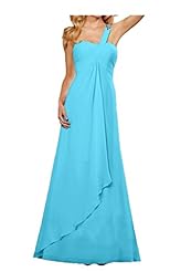 One Shoulder Chiffon Evening Dress/Party Dress 