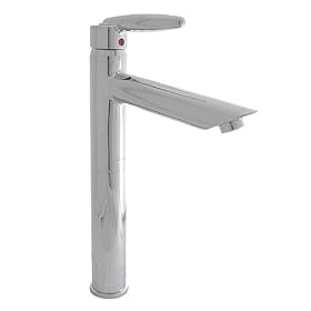 Delta 585-VCSLPU Grail Single Handle Bathroom Lavatory Faucet Less Pop-Up, Polished Chrome