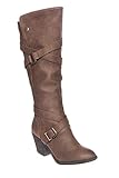 Blowfish Women's Snaps Coffee Tpu Knee-High Synthetic Boot - 6.5M