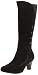 BeautiFeel Women's Anna Knee-High Boot,Black Suede/Patent Combination,40 EU/9-9.5 M US