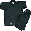 Super Middleweight 8.5 oz Traditional Karate Uniform - Black