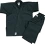 Super Middleweight 8.5 oz Traditional Karate Uniform - Black