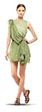 DRAPED SHOULDER DRESS